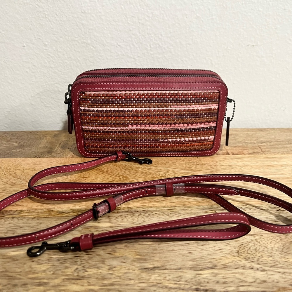 COACH Kira Crossbody in Upwoven Leather